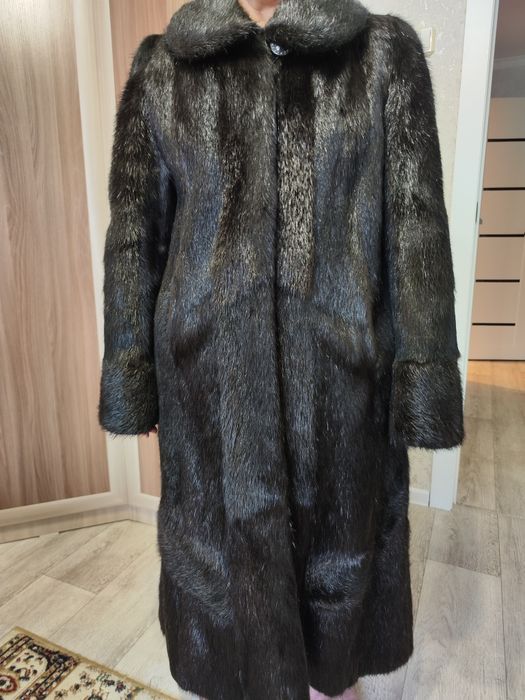 Шуба из стриженной нутрии