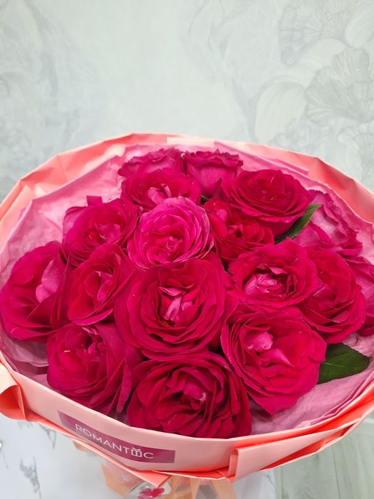Свежие розы 21 шт