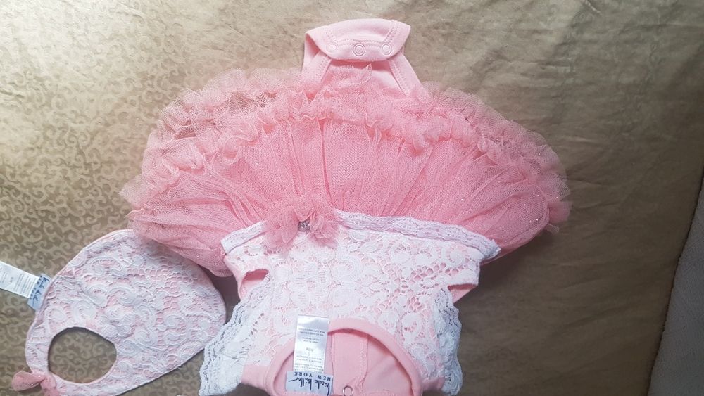 Tinuta completa bebe/Rochita de designer botez/sedinta foto bebe