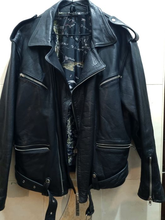 Geaca piele biker , moto chopper ,marimea L. Stare impecabila