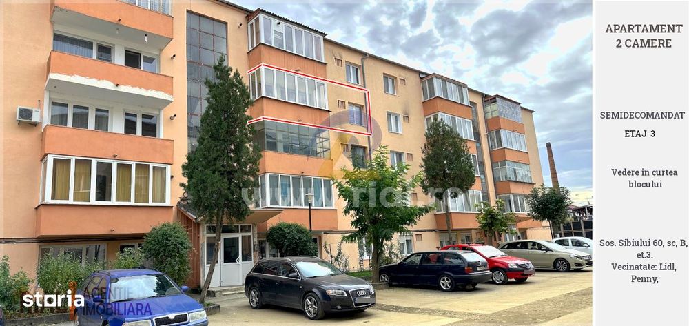 Apartament 2 camere, zona ROMGAZ