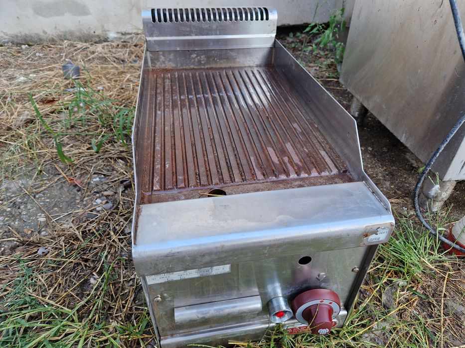 Gratar inox electric, plita neteda sau striata gaz sau curent