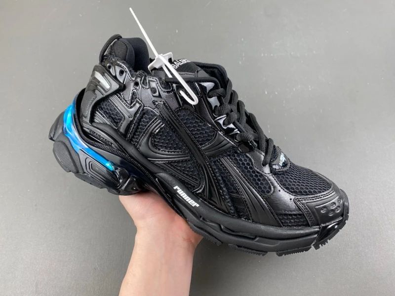 Balenciaga Runner Led Black/Dark Green/Beige