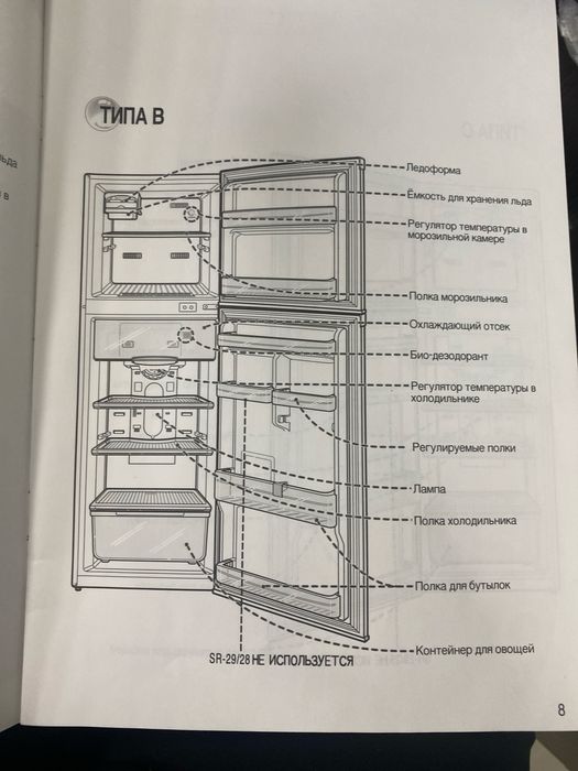 Холодильник Samsung двухкамерный