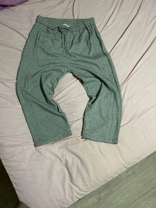 Штаны широкие серые