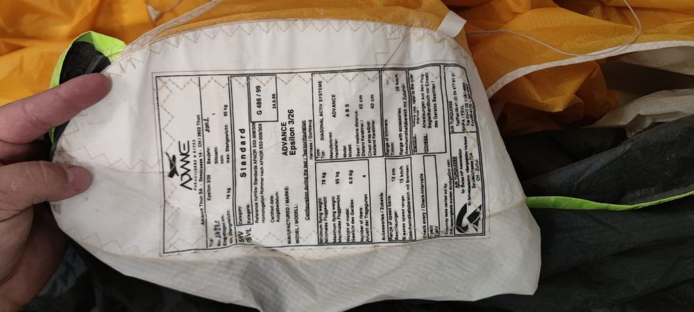 Echipament Parapanta Advance