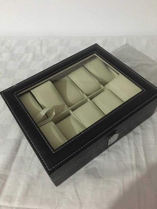 Cutie Caseta Depozitare pentru 10 Ceasuri – cadoul ideal. SIGLAT!
