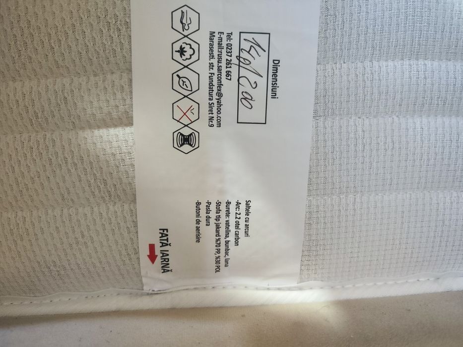 Vand saltea 140x200 cu arcuri