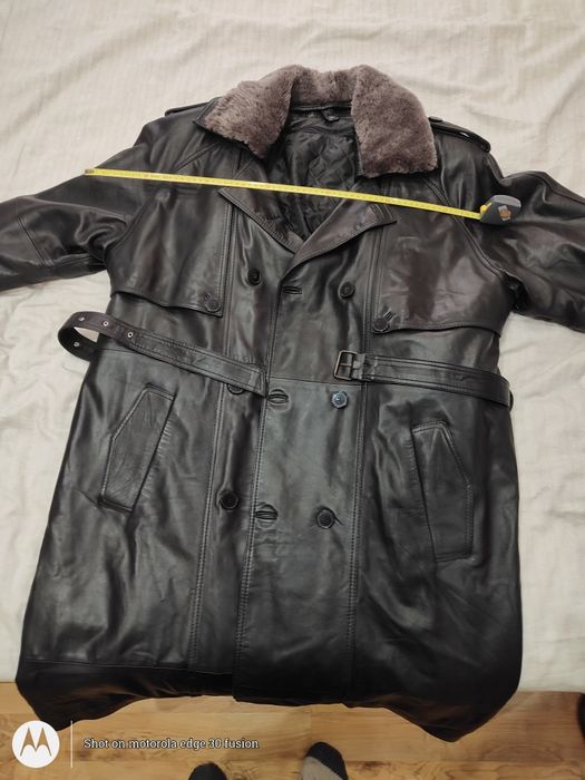 Нов уникален кожен шлифер