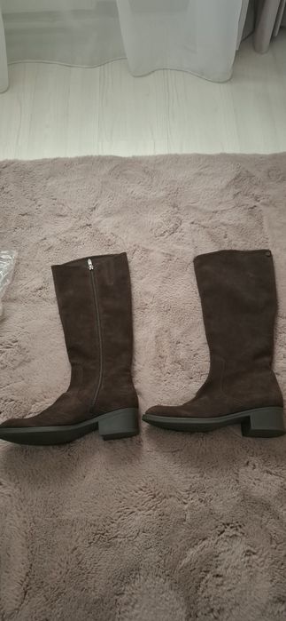 Cizme  piele întoarsă maro Tony Pons