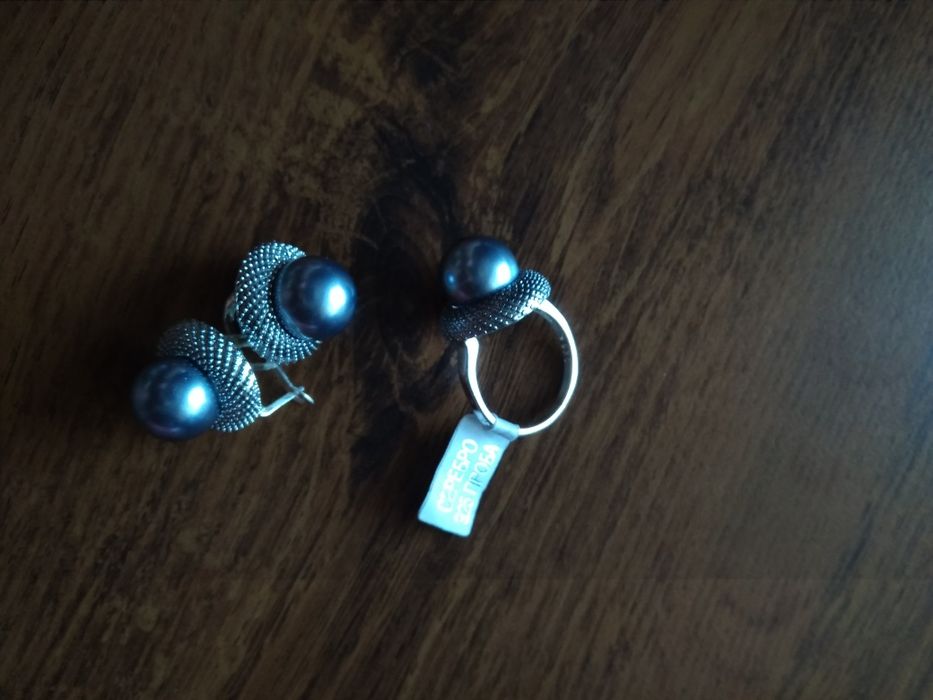 Новый серебряный набор 925й пробы