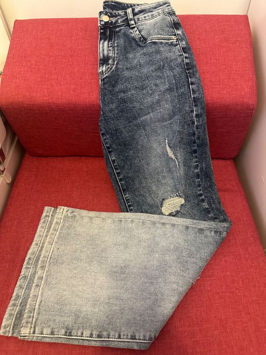 Нови дънки размер s/40 , дънково яке