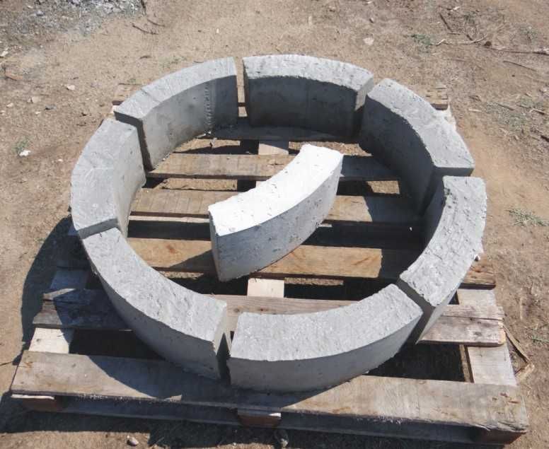 ИЗВИТИ бетонни Блокчета -КЛАДЕНЧОВИ за зидане на кладенци, шахти