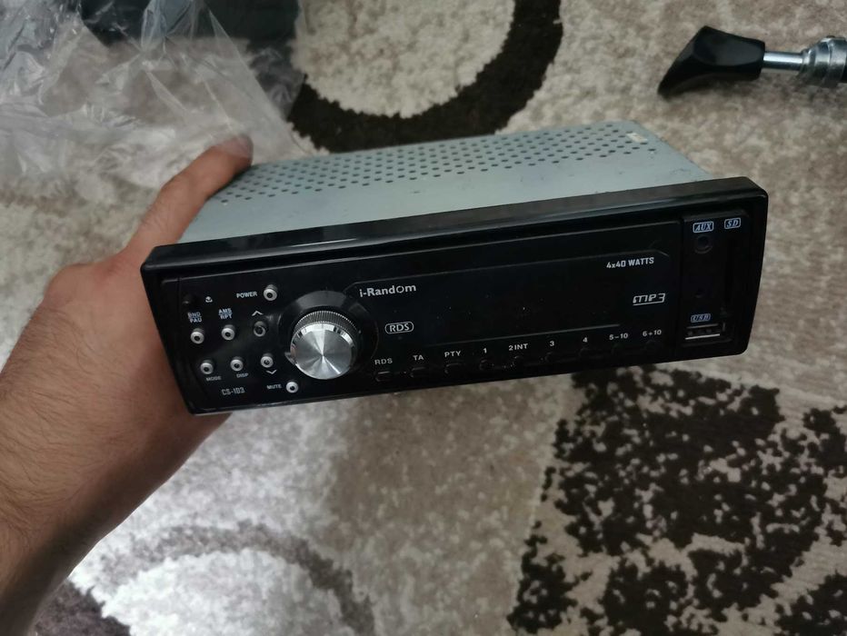 player auto 1din 4x40w usb sd iRandom