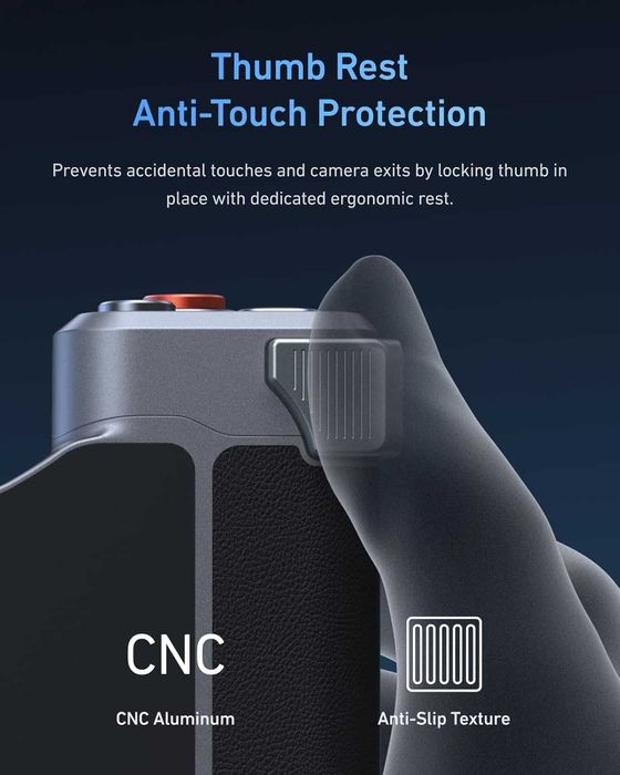 Грип за телефон TELESIN Master Grip iPhone 17 и 18 Pro Max