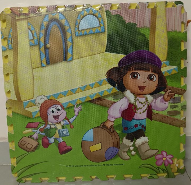 Детские коврики пазлы с 3Д рисунками 4штуки