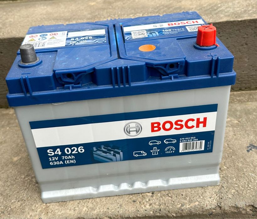 Аккумулятор Bosch S4 026 70Ah 630A (жаңа)