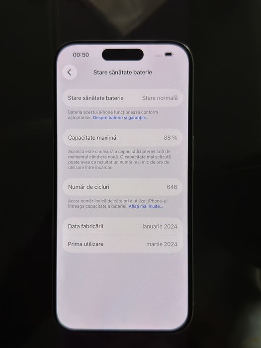iPhone 15 PRO, 256GB, perfect functional