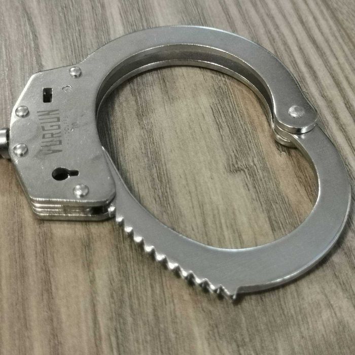 Качествени Белезници Vurgun с мека връзка Никелирани Стомана