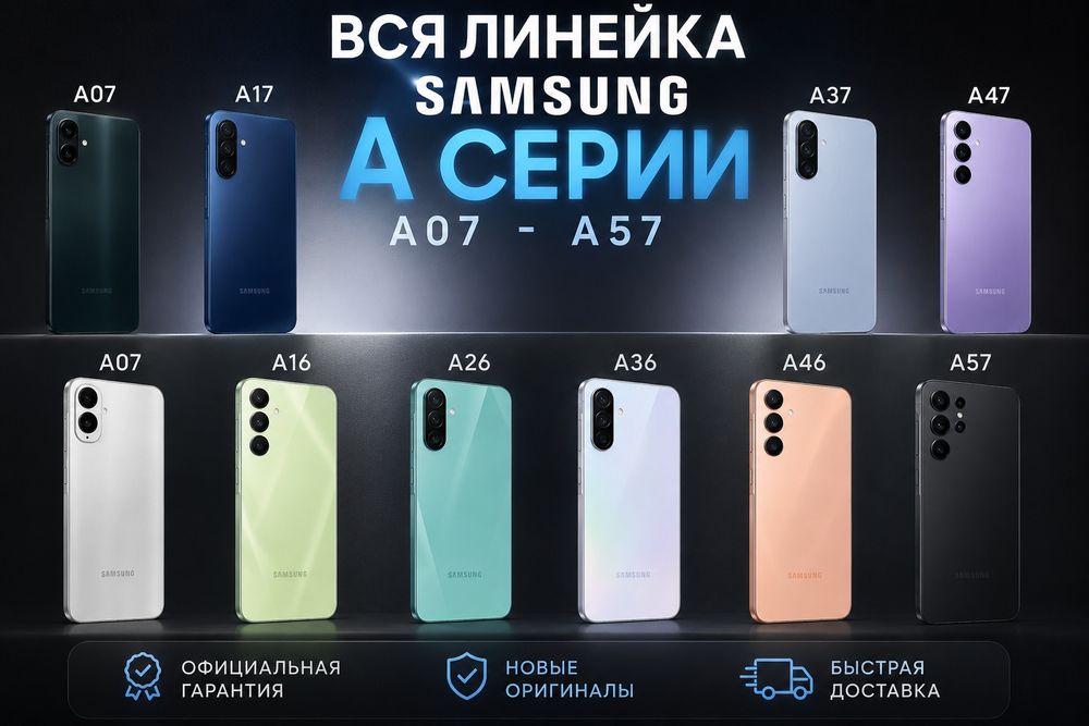 YENGI ! Samsung A07 / A17 / A26 / A36 / A37 / A57 | Garantiya !