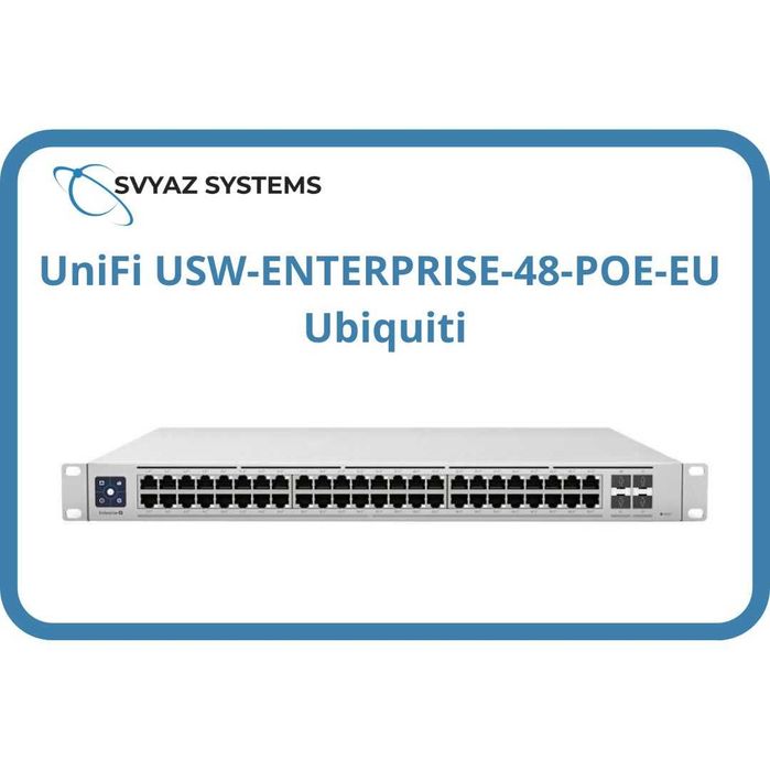UniFi USW-ENTERPRISE-48-POE-EU L3 PoE коммутатор Ubiquiti