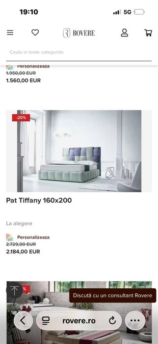 Pat Moale + Saltea 140/200