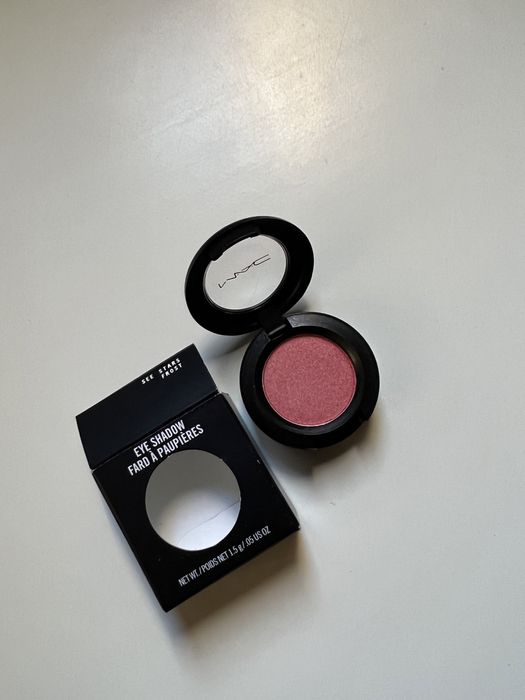 Eye shadow MAC fard de pleoape nou roz sclipici machiaje