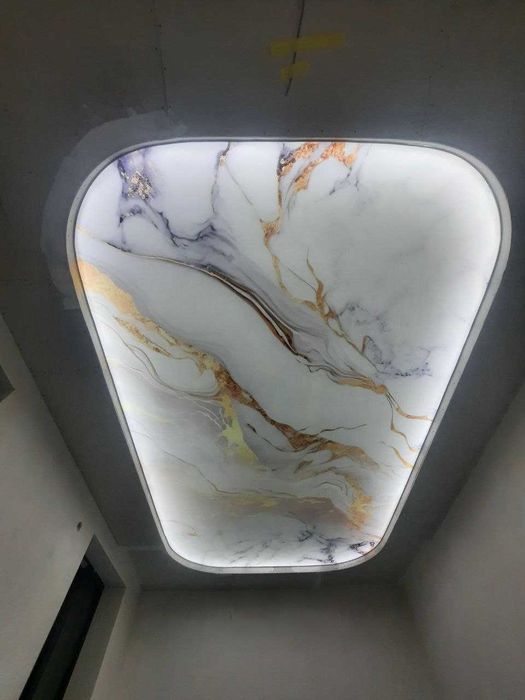 Идеальный натяжной потолок за 1 день – забудьте о трещинах и ремонтах!