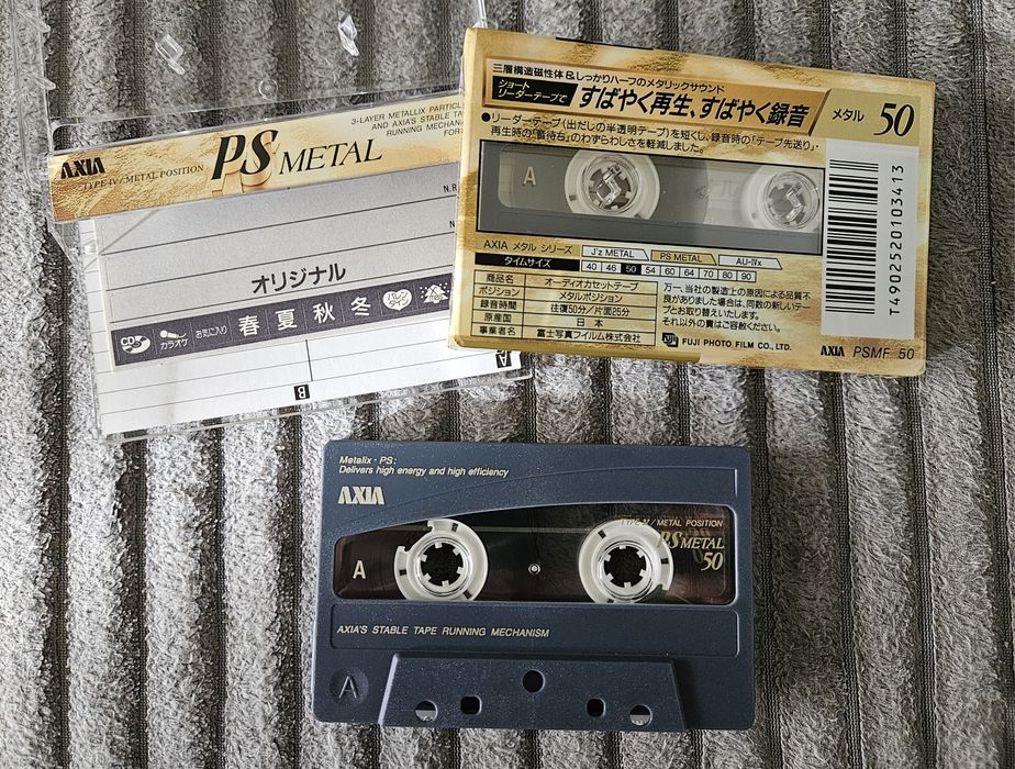 2 Casete Audio Axia Fuji PS50