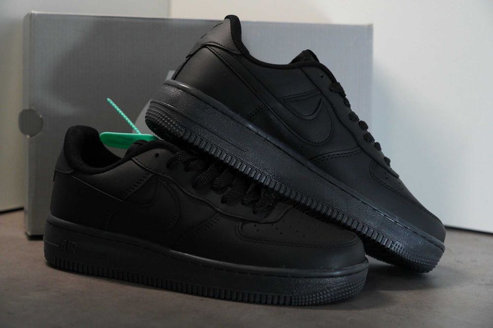 Adidasi Air Force 1 Full Black NOU - transport gratuit si verificare