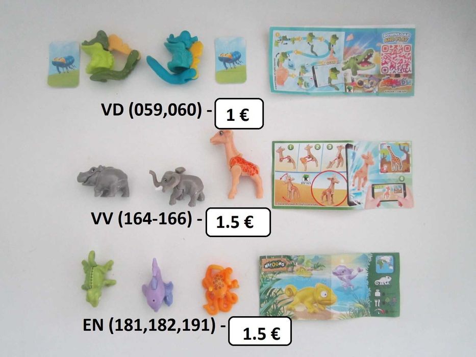 Киндер играчки 3