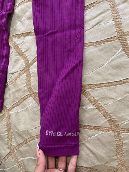 Лилав клин за тренировка- GYM GLAMOUR