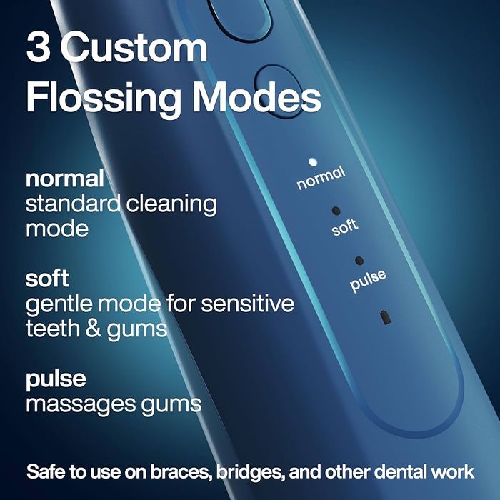 AquaSonic Icon Water Flosser (Navy - to’q ko’k rang)