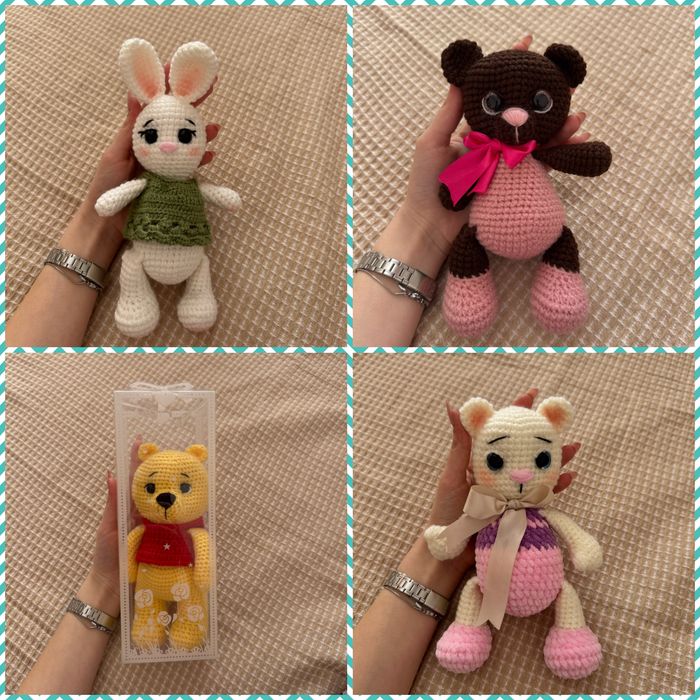 Ръчно плетени играчки