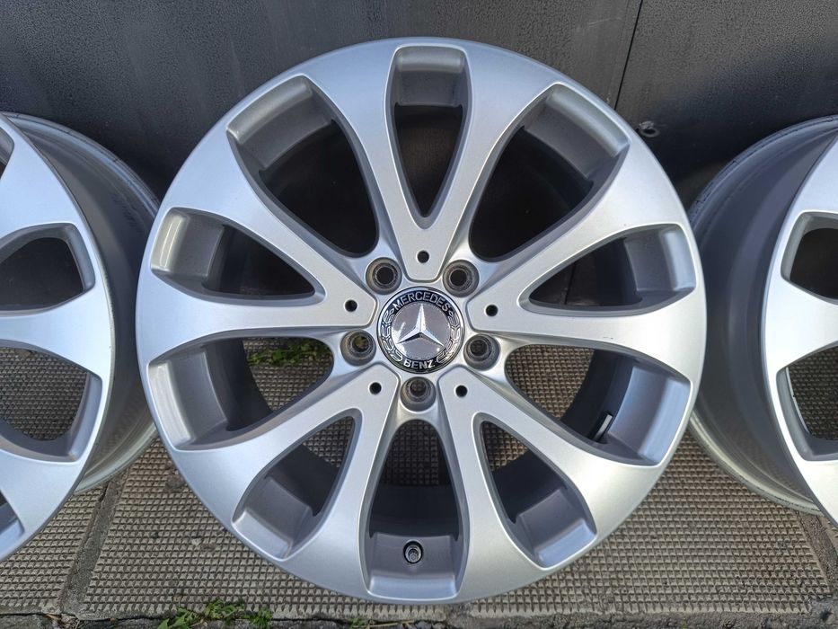 ОРИГИНАЛНИ джанти 17 ' цола 5x112 MERCEDES BENZ / МЕРЦЕДЕС 7,5J ET40 + датчици