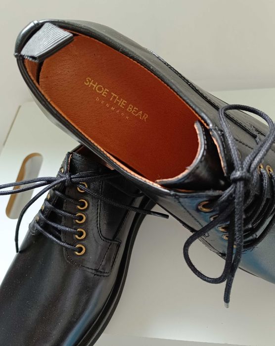 Pantofi derby 41 41.5 42 premium Shoe The Bear NOI piele naturala