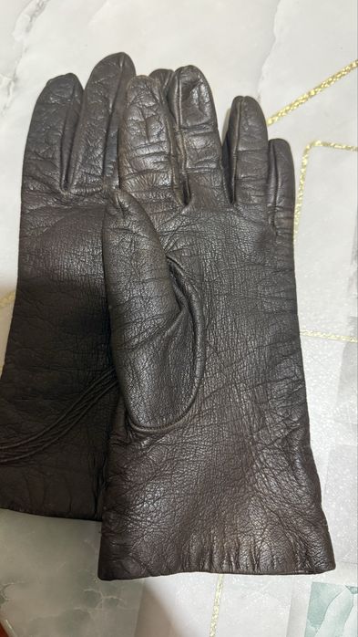 Перчатки кожанные женские