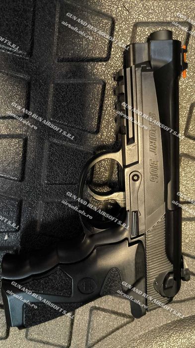 Pistol Airsoft Modificat 5J !! (cu Aer Comprimat) PUTERNIC 219 m/s