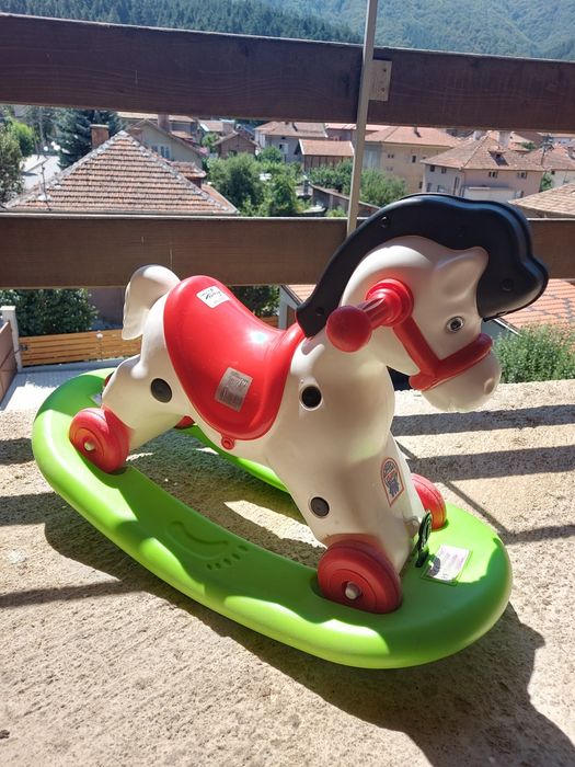 Детско конче на колела + люлка