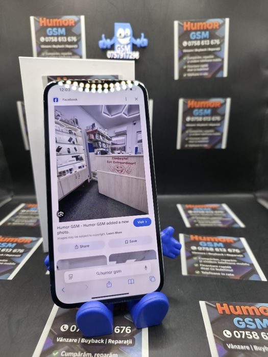 iPhone 13 Pro Max / Sierra Blue / 128GB / 100 % / Garantie / Rate