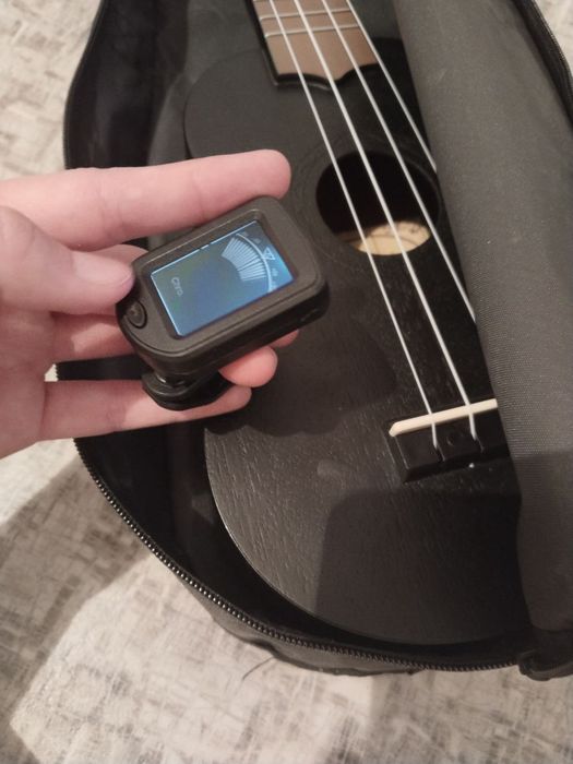 укулеле в черном цвете