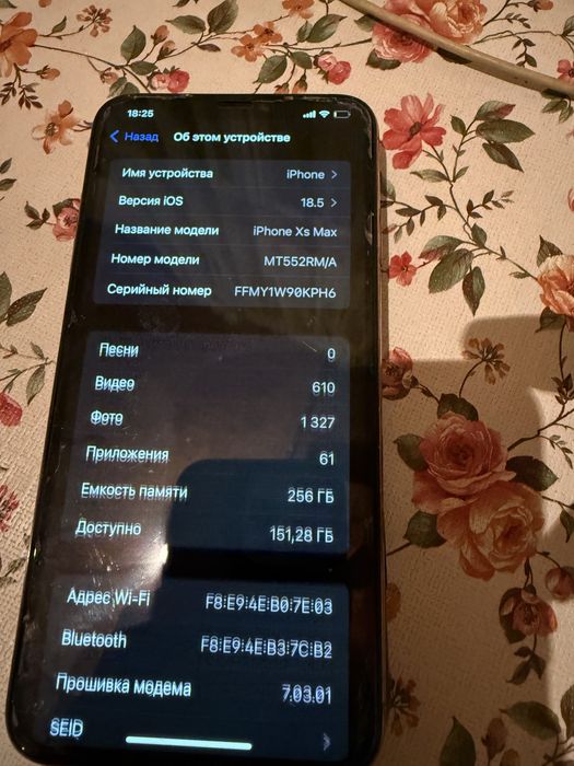 Продам iphone xs max 256gb