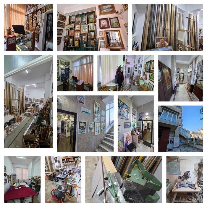 Vând afacere la cheie: atelier profesional de înrămari si mică galerie de arta