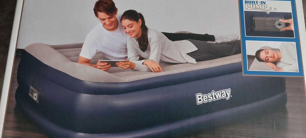 Надуваем матрак Bestway