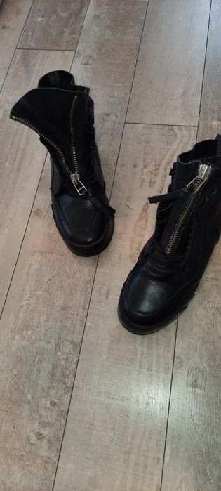 Дамски кожени обувки - естествена кожа 38