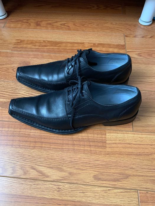 Pantofi negri piele naturala nr 42 Borelli