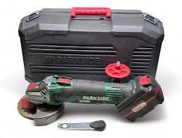 Нов Компкект Ъглошлайф +батерия 4ah +зарядно 4.5аh Parkside 20V