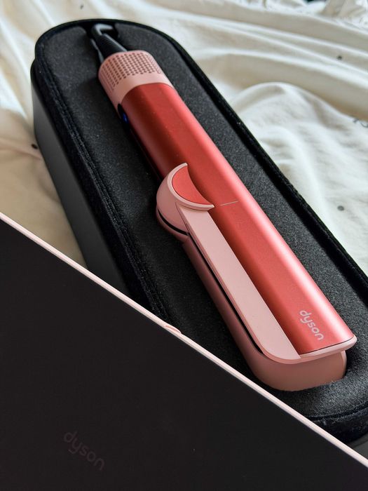 Dyson Airstrait Pink / Rose Gold + оригинален кейс | Като нов