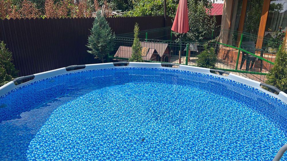 Piscina 366 X 122 CM CU FILTRU SI SCARA
