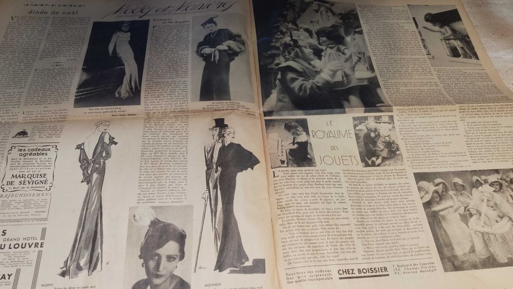 Reviste/Jurnale vechi Franceze “ 1933, Le magazine d´aujourd`hui ”
